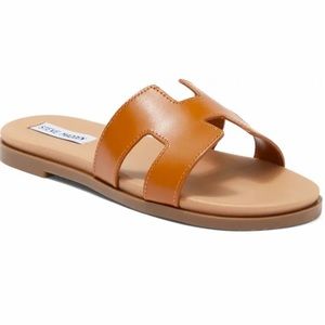 Steve Madden Hoku sandals cognac leather 11